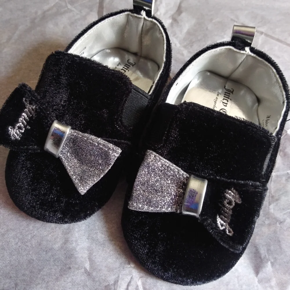 Juicy Couture brand new babies black shoes